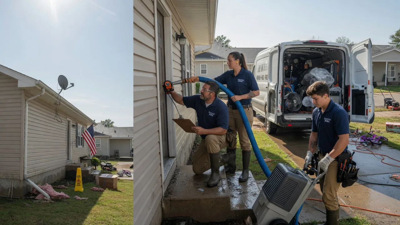Ceiling Water Damage Restoration in Cumberland, WI near me
